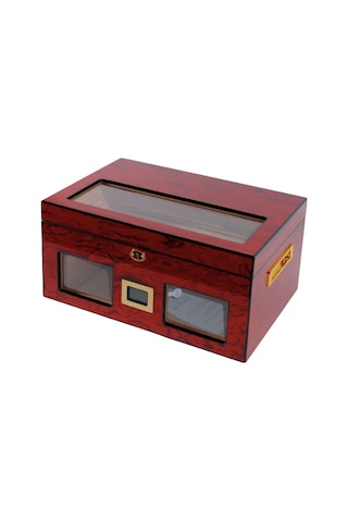 Premiumquality Lince Kırmızı Sedir Humidor Puro Kutusu