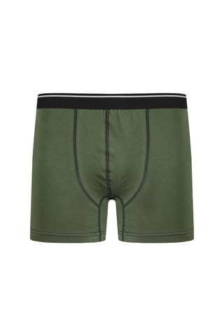 Giyim Erkek Pamuk Likralı Boxer Haki Haki