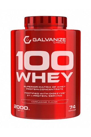 Galvanize Nutrition 100 Whey Protein 74 Servis 2000 Gr Cappuccino Cappucino