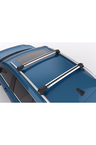 Oluklu Ara Atkı Turtle Air 1 Portbagaj- Tavan Barı-gri