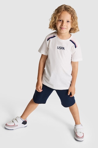 U.S. Polo Assn. Erkek Çocuk Beyaz Pijama Takım 50326662-vr013