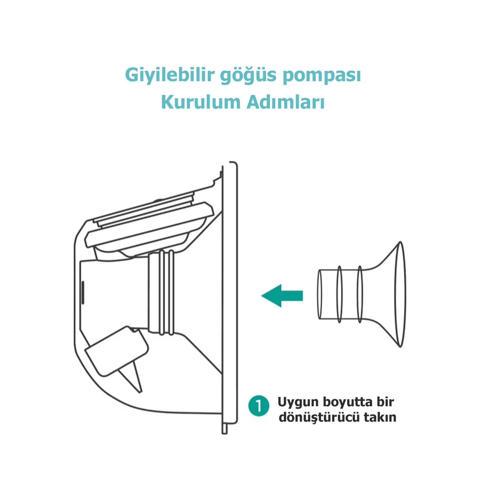 Babyhope Göğüs Pompası Kalkanı Silikon Flanş Küçültücü 19 - 21 Mm 2'li Set