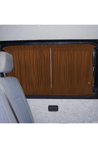 Pandami Mercedes Vito W639 5 Cam 2003-2014 Uyumlu Taba Raylı Oto Perde Takımı