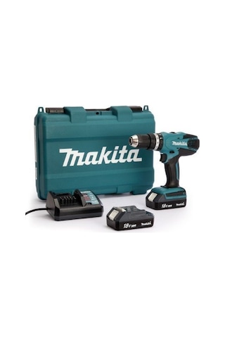 Makita DF457DWE 18V 1.5 Ah Li-ion Çift Akülü Matkap Vidalama