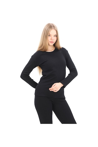 Sauna Suit Siyah Unisex Kışlık Termal Içlik, Sıcak Tutan Pamuklu Yakmayan, Termal Takım, Termal Fanila Iclik Siyah