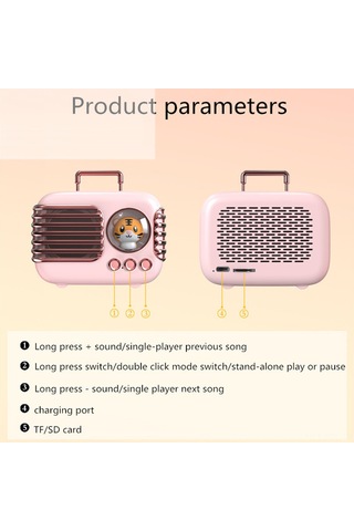 Padalink Dw09 Mini Bluetooth Hoparlör Led Gece Lambası - Tws Bağlantı, Tf Kart Desteği, Elsiz Konuşma Fonksiyonu