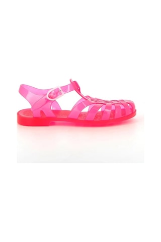 Meduse Sun201 Çocuk Sandalet 607834-rose Paillete Beyaz
