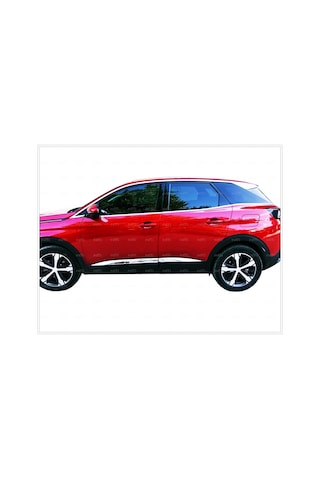 Famsotomotiv Peugeot 3008 Krom Cam Çıtası 8 Prç. 2016 Ve Üzeri Paslanmaz Çelik