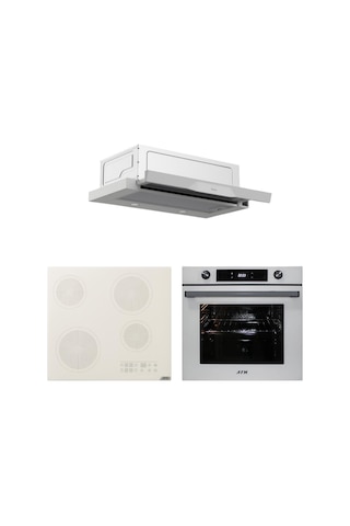 Afm Tech Ve Ferre Elektrikli Vitro NN D037 + FM7701 + V6-05 Ankastre Set