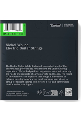 Jim Dunlop Nickel Wound Bariton Elektro Gitar Teli 13-62