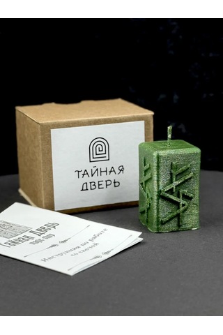 Tajnaa Dver' Finansal Kanalın Arınması İçin Runik Mum 224754604 Yeşil