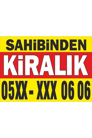 Sahibinden Kiralık Branda Afiş Pankart 440 Gr Çin Branda