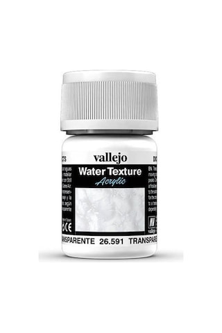 Vallejo 26591 30 Ml. Transparent Water, Diorama Su Dokusu Yapma Boyası-54305