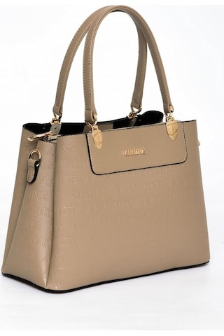 Armine 206 Kadin Omuz Kol Çantasi ARMİNE-206-R3207 Vizon