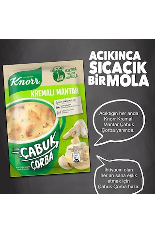Knorr Kremalı Mantar Çabuk Çorba 12 x 19 G