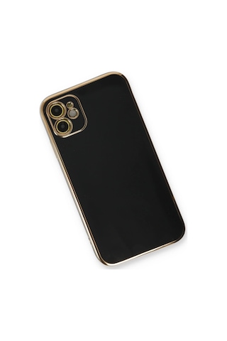 Cosmotex Newface Apple iPhone Uyumlu 11 Kılıf Volet Silikon - Siyah