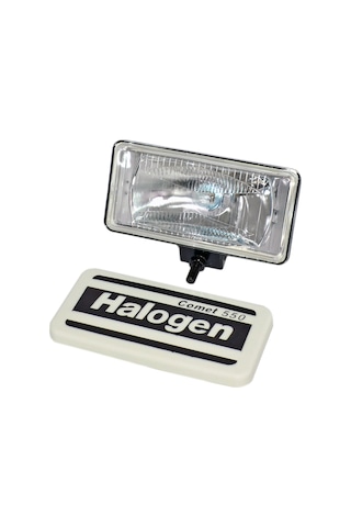 Carub 12v Sis Lambası Comet 550 Dikdörtgen 20x9,5x8,5 Cm Kapaklı Beyaz Cam Br3009553