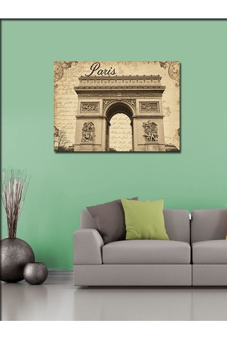 Kanvas Tablo Paris Zafer Takı Eskizi