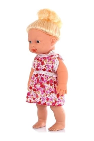 Konuşan 35 Cm Sarışın Nazlı Bebeğim Eğitici Oyuncak Et Bebek