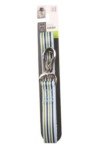 M-pets Stripes Gezdirme Kayışı 100 Cm X 2 Cm Çok Renkli