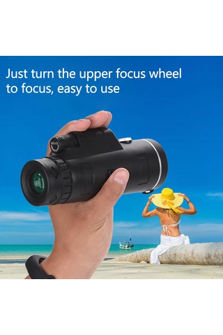 Wezone 40x60 Tek Tüp Gözlemci: Hd Telefonla Fotoğraf Çekimi, Işık Azaltmada Gece Görüşü Ve Pusula Özellikli Büyütec