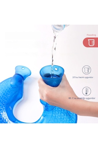 Yystore Sıcak Ve Soğuk Kullanım İçin U Şeklinde Sıcak Su Şişesi Gri