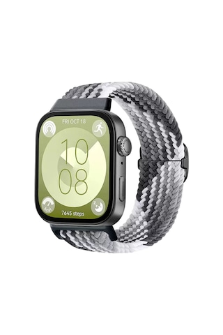 Huawei Watch Fit 4 / Fit 3 Uyumlu Star Silikon Kordon Dayanıklı Spor Saat Kayışı