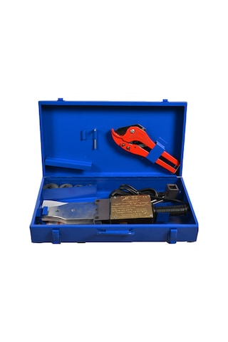 Gönen Döküm Leopar Plastik Boru Kaynak Makinası Seti 1400 Watt