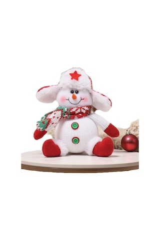 Suofeng Noel Kardanesi Dekoratif Askı Oyuncak, Kumaş Ve Pp Pamuk Malzeme, 16x16cm Boyutunda, 35g Ağırlıkta Noel Süs Eşyası