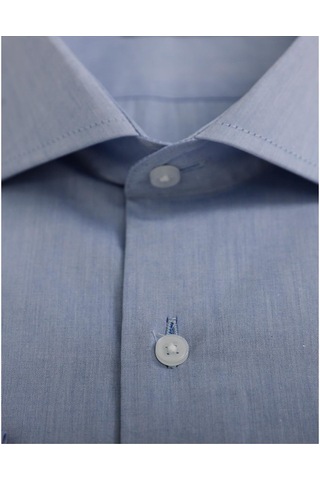 Uki Gri Mavi Comfort Fit Uzun Kol Gömlek Gri Mavi