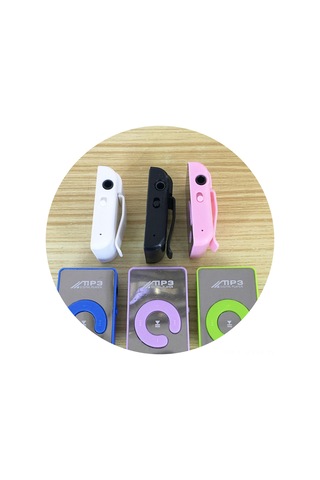 Geeksen Spor İçin Taşınabilir Siyah Mp3 Çalar - Mini Boyutlu, Kanca Özelliği, 8gb Tf Kart Desteği