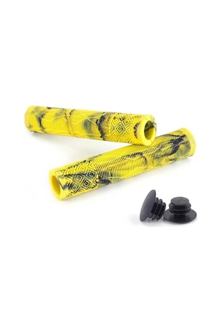 Epic 165mm Sarı Siyah Renkli Bmx Dirt Jump Bisiklet Elcik Sarı