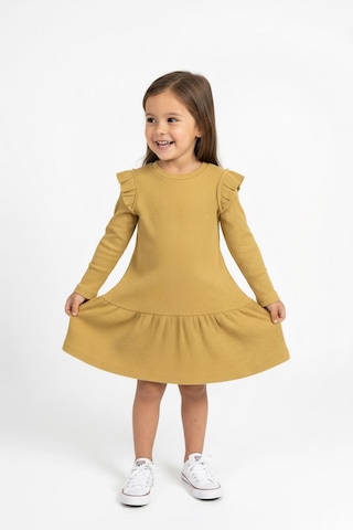 Miababy Modal Elbise Fırfırlı Sarı