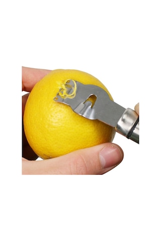 Paslanmaz Metal Limon Portakal Elma Kabuk Çizici Soyma Bıçağı Metal Diğer