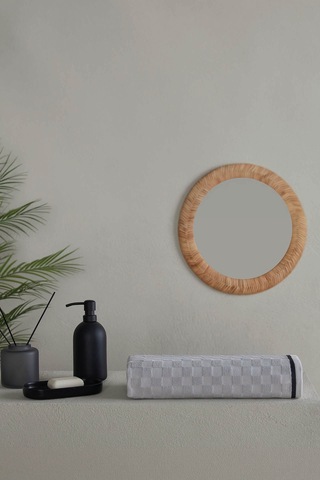 Checks Banyo Havlusu 70x140 Cm Gri