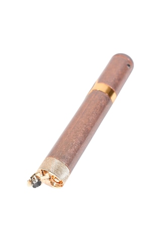 Parmida Tek Torch Pürmüz Delicili Bronz Metal Puro Çakmağı - Tr9518