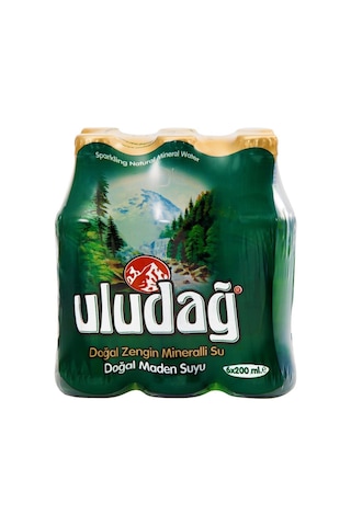Uludağ Doğal Maden Suyu 6 x 200 ML