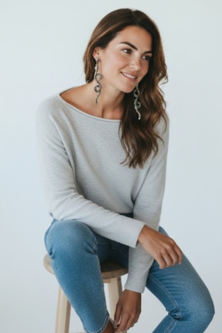 Zr Model Taşlı Yılan Küpe Çok Renkli