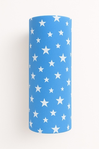 Desenli 180 X 200 Cm Battal Boy Mavi Yıldız Lastikli Çarşaf Ve 2 Adet Yastık Kılıfı Mavi