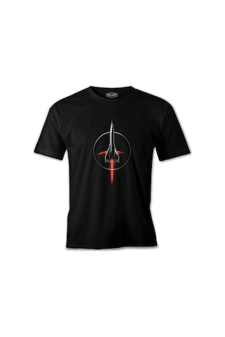 Mars - Nasa Roket Siyah Erkek Tshirt 001 Mars - Nasa Roket Siyah Erkek Tshirt 001