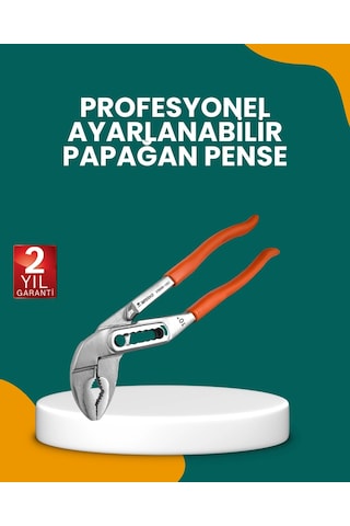 Çelik Alaşımlı Ayarlı Papağan Pense Yalıtımlı Sap 23278817