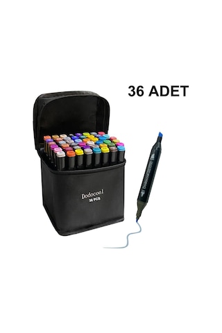 Dodocool 36 Lı Çift Uçlu Touch Marker Art Tasarım Kalem Seti İthal Ürün