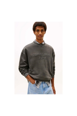 Tommy Jeans Erkek Sweatshirt-dm0dm22363 Siyah