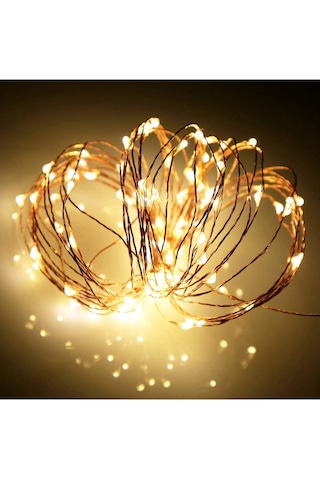 Asonplus Dekoratif Peri Led Işık Pilli, 5 Metre, Led Işıklar Gün Işığı