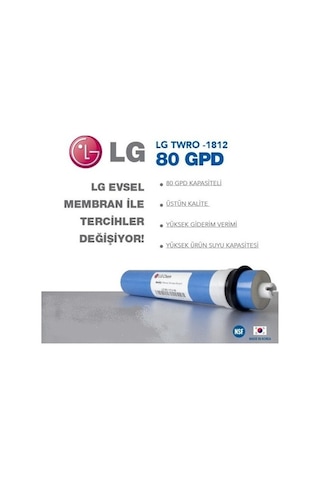 Su Arıtma Mebran Filtre - Ekonomik Mebran Filtre 75 Gp