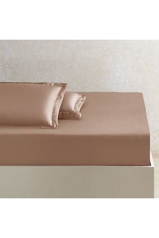 Linens X Tencel Lyocell 2'li Volanlı Yastık Kılıfı Seti Rose Rose