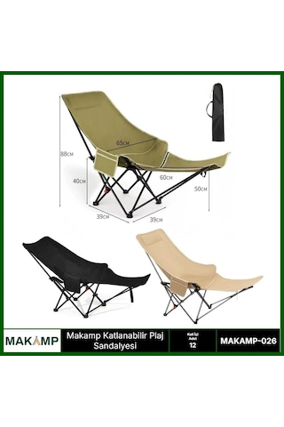 Zenvia Katlanabilir Kamp Sandalyesi Znv2026 Çok Renkli
