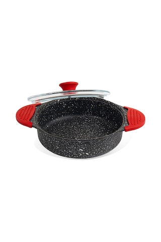 Eda Zk-900 Tuğra Silikon Saplı 3 Lü Granit Omlet Sahan Seti