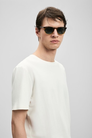 Lufian Erkek Fınto Modern Grafik T-shirt 111020323 Beyaz