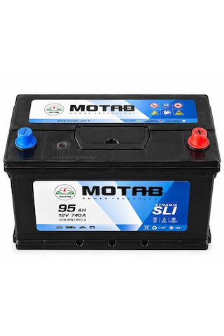 95 Ah 12v 740a Akü 2026 Üretim
